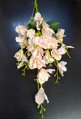 Lisianthus artificial roz pal – flori mici decorative 60 cm